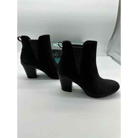 BareTraps Women's Black Mixed Media Heel, Black, Size 8.5 - Picture 5 of 11